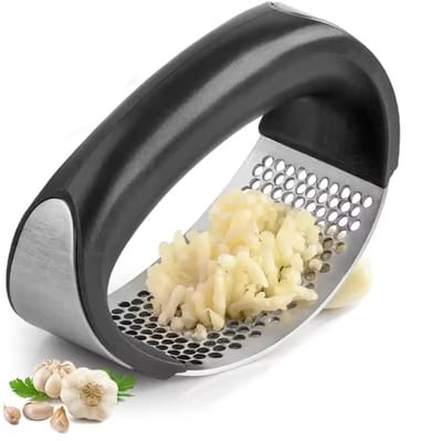 Knoflookpers - Knoloofhakker - Hand knoflook pers - 1 stuk - Knoflookhakker - Gemberhakker - Knoflook-Rasp - CHPN