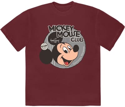 Disney - Mickey Mouse Club Heren Tshirt - S - Rood