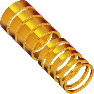 Set van 9 Aluminium Spacer voor Fietsstuur - Hoogteverstelling, Stuuraccessoires, Fietsonderdelen