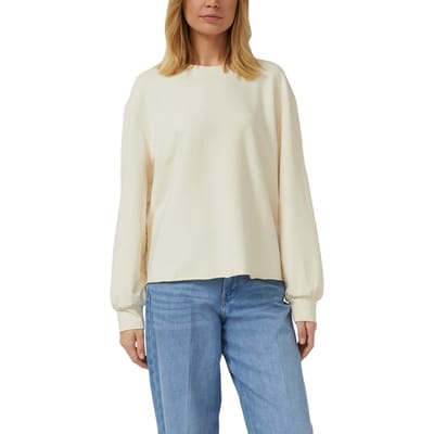 s.Oliver Sweatshirts Beige Maat: 34 | Longsleeves Outlet | Dames | Beige