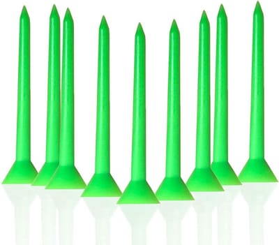 Golf Tees - Golfharingen Golf Accessoires - Golf Oefenen - Onbreekbaar Dubbellaags Ontwerp - 83mm 50 Stuks - Groen
