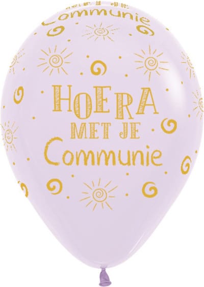 25 x COMMUNIE PAARS PASTEL MAT 30CM / SEMPERTEX