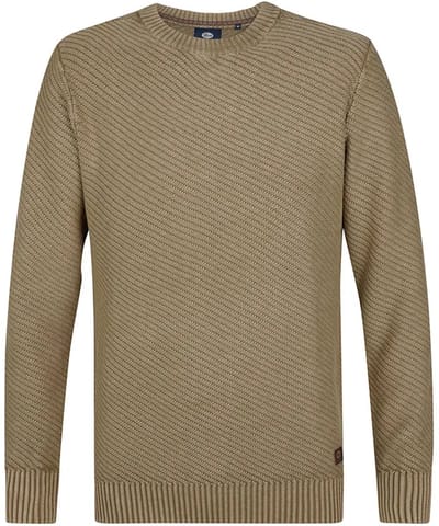 Petrol Industries M-3050-kwr224 Trui Groen,Bruin XL Man