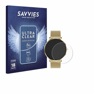 Savvies - Screenprotector voor Mivora Eleganza PRO 1.32" - Folie Beschermfolie transparant 18 Stuks