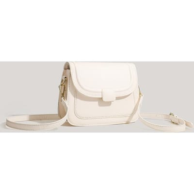 Tassen voor Dames Modieuze Retro Kleine Vierkante Tassen Niche Veelzijdige Schoudertas Crossbody Tas Commutertas white