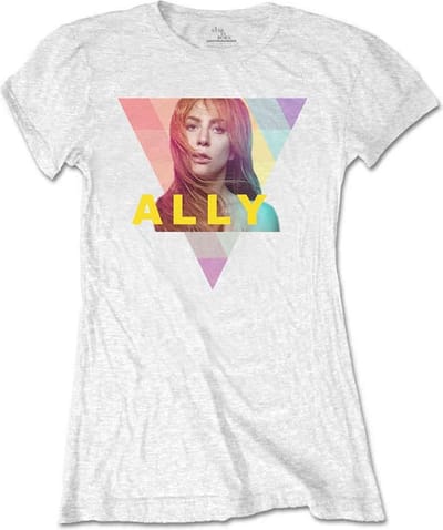 A Star Is Born - Ally Geo-Triangle Dames T-shirt - S - Wit