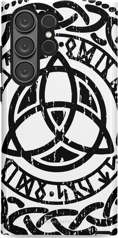 Casetastic Hoesje Geschikt voor Samsung S23 Ultra - Stijlvolle Beschermende Duo-layer Case - Valhalla eer