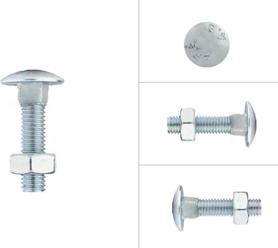Wovar Slotbouten Verzinkt M10 x 40 mm | 100 stuks