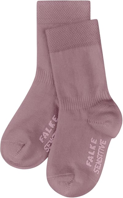 FALKE Sensitive met comfort tailleband katoen sokken baby roze - maat 74-80