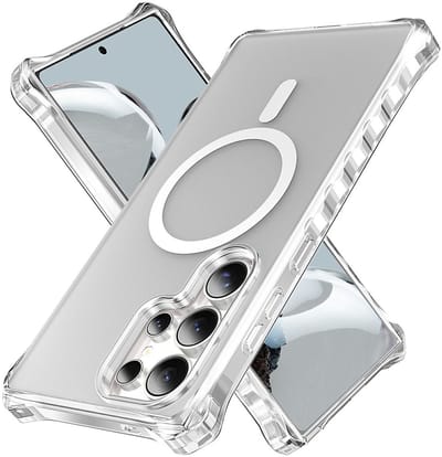 Coverup Hoesje - Geschikt voor Samsung Galaxy S26 Ultra Hoesje - Coverup ShockProof TPU Back Cover - MagSafe Compatible - Transparant