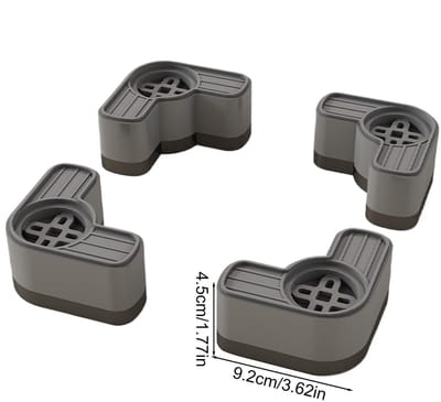 Dailygoods- Wasmachine Mat - Antislip/Schoonmaakvriendelijk - Trillingsdempers - Stabilisatie Accessoires - Schokabsorberend - Waterdicht oppervlak