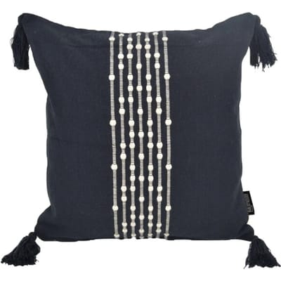 Gek op kussens! Boho kaya black | 40 x 40 cm | kussenhoes | katoen