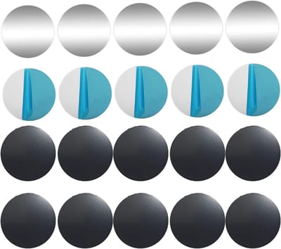 Set van 20 ronde kleine magneten van 40 mm voor lijmen, sterke zelfklevende magneten, ideaal voor telefoonhouders en knutselprojecten