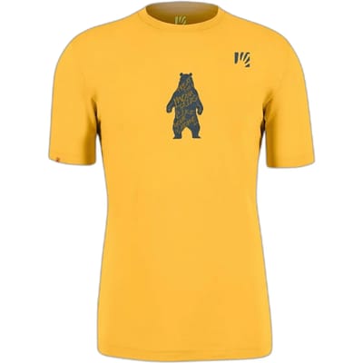 Karpos Wild Animal T-shirt Met Korte Mouwen Geel 2XL Man
