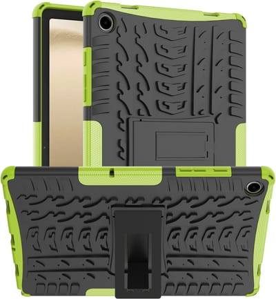Coverup Tablethoes geschikt voor Samsung Galaxy Tab A9 Plus Hoesje - Rugged Kickstand Back Cover - Groen