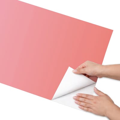 Coloray Meubel Wrap Folie - Roze Meubelfolie - 50x100 cm - Decoratiefolie Warme gradiënt - Meubel Wrap Folie - Minimalist Meubelfolie - Plakfolie Meubels - Keuken decoratie - Achtergronden en patronen