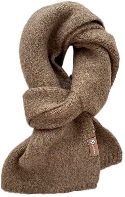 Sjaal Dames Uniseks - Gebreide Lange Sjaal - Warme Wollen Sjaal - Zachte Wolmix - 20 x 150 cm - Perfect voor Lente/Herfst/Winter