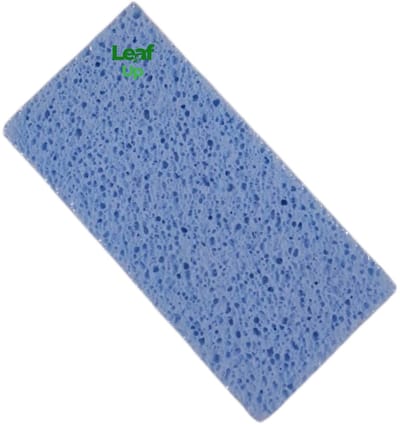 LeafUp® Puimsteen Pedicure Blok – Eeltverwijderaar Handen & Voeten – Blauw – 10x5x2 cm (B6)
