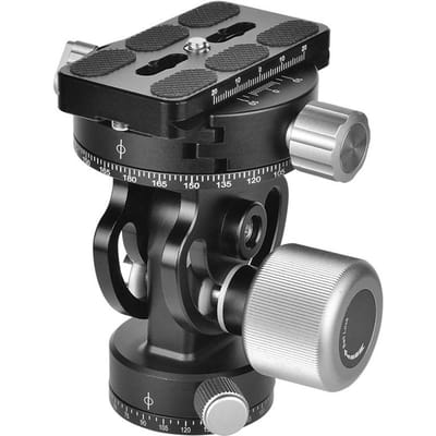 Trépied et monopode pour caméra vidéo à 360 degrés avec tête panoramique/inclinable à 2 directions pour Canon Nikon noir