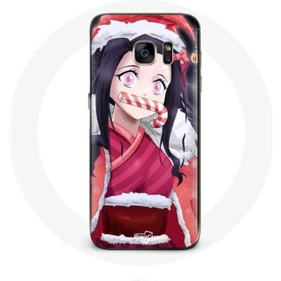 Coque pour Samsung Galaxy S7 Anime Demon Slayer Kamado Nezuko Le jour de Noël 2023