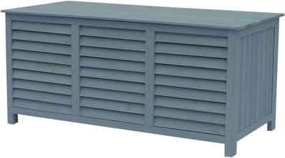 Ruime houten tuinkist - 500 liter - 130 x 64 x 60 cm - Hemelsblauw
