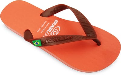 Brasileras Slippers Unisex- Oranje/bruin- 40/41