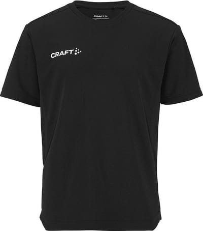 Craft Evolve 2.0 Shirt Korte Mouw Kinderen - Zwart | Maat: 122/128