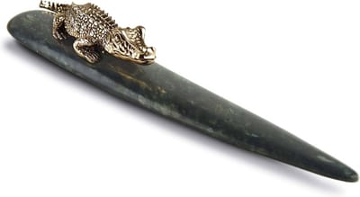 L'OBJET - Crocodile Letter Opener Gold