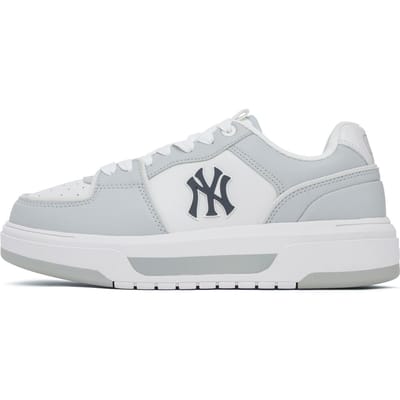 MLB Baskets Basses Confortables Polyvalentes Doublure Épaisse Cuir Unisexe Gris 3ASXCBS4N-50GRS 38.5