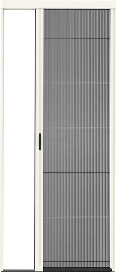 Livn plissehor deur Excellent 96x200cm wit - Volledig voorgemonteerde cassette - Barrière-vrije doorloop - Montage in het kozijn