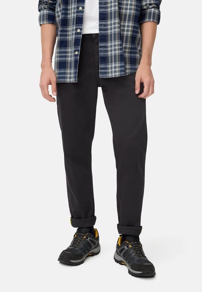 camel active fleXXXactive® chino regular fit gemaakt van katoenmix - Maat menswear-31/34 - Marineblauw