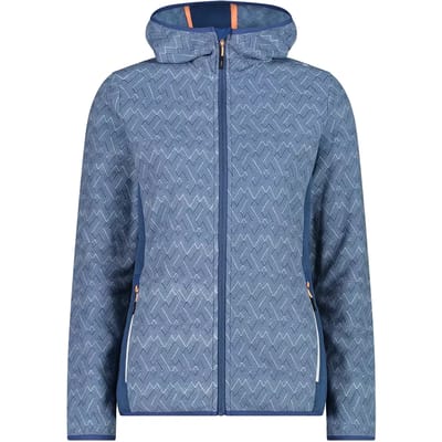 Dames fleece met capuchon CMP Knit Tech