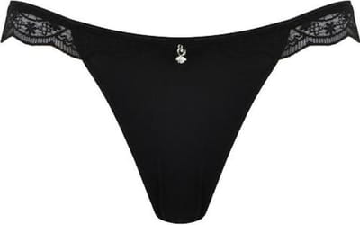 Naturana tanga slip maat 36 zwart