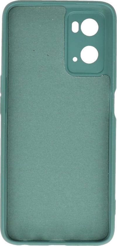 Hoesje Geschikt voor de OPPO A76 - Fashion Backcover Hoesje - Colorful Telefoonhoesje - Donker Groen