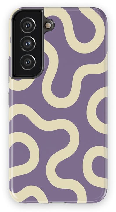 DripCase Motion Flow Tough Hoesje Samsung Galaxy S22 | Backcover met Mag | Trendy Design | Valbescherming | Pastel Path