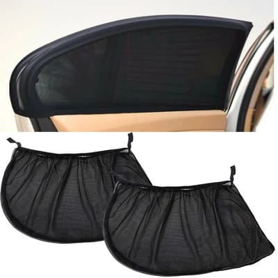 Zonnescherm auto - auto accessories interieur-zonnescherm auto zijruit - Auto Gordijn -Zijraam Zomer Bescherming - 2 stuks