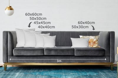 Sierkussens - Kussentjes Woonkamer - 60x40 cm - Paardenbloem - Beige - Abstract - Modern - Natuur