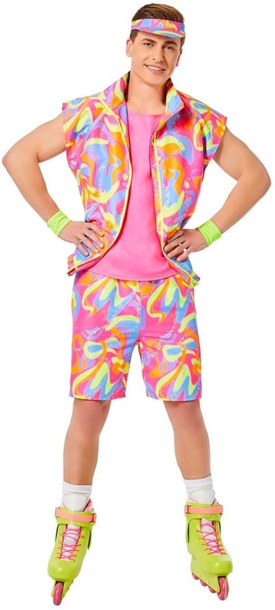 Kostuum Ken Rolschaatser Licentie ™ - Maat S - Barbie