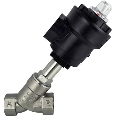 TRU COMPONENTS Luchtgestuurd ventiel TC-14215240 TC-TPV101PX2050NCS Materiaal (behuizing) RVS Afdichtmateriaal PFTE 1 stuk(s)