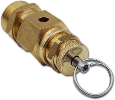 Instelbare Veiligheidsklep 1/2 inch voor Perslucht tot 7 Bar
