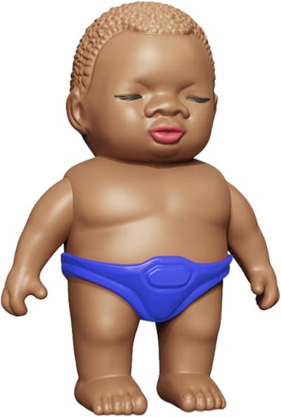 Waterspuit Speelgoed - Zomerspuit Kinderen - Buiten Spelen - Knijpbaar Figuur - 12 cm - Blauw
