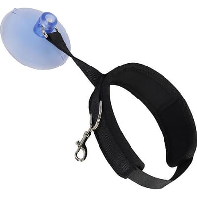 Collier fixe de douche pour animaux de compagnie, ceinture de traction pour bain de beauté pour chat et chien, collier fixe et réglable à ventouse, fournitures de retenue pour chatons gray
