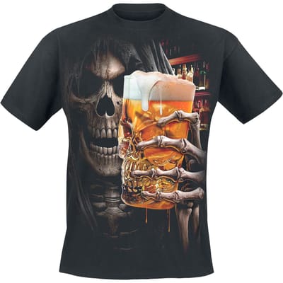 Spiral - Gothic T-shirt - Live Loud - L tot 4XL - voor Mannen - zwart