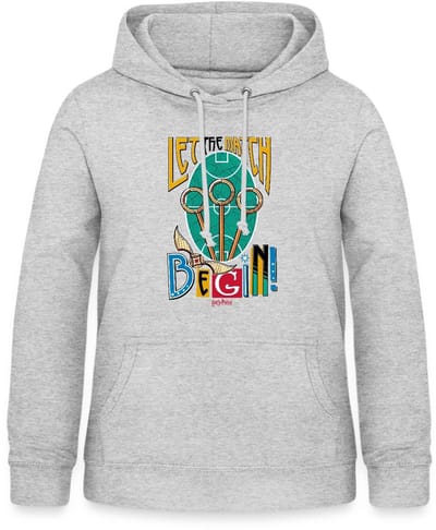 Harry Potter Let The Match Begin Quidditch Hoodie Dames