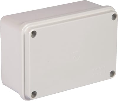 Afvoerbox IP55 Glad Grijze Buisbehuizing