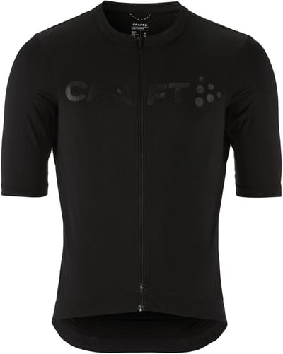 CRAFT ENDUR LOGO JERSEY M Heren Fietsshirt - Zwart