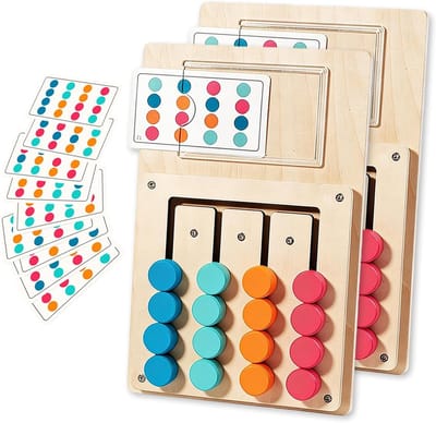 Games voor dementie: 2-delige set met 24 kaarten voor cognitieve training, kleurgeheugen en mentale stimulatie voor ouderen