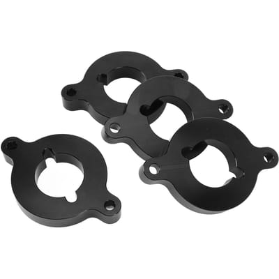4 stuks Bobine Adapterplaat Kit Hoge Sterkte Metaal voor A4 A6 TT A3 1.8T 20V Motoren black