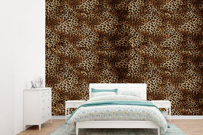 Behang - Fotobehang Luipaard - Patronen - Dieren - Breedte 360 cm x hoogte 260 cm