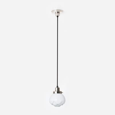 Hanglamp aan snoer Paeonia 20's Nikkel - Art Deco Trade